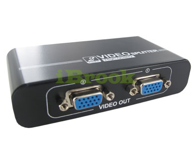 Computer Monitor Splitter on Port Vga Splitter Computer To Monitor   3 Vga Cable   Ebay