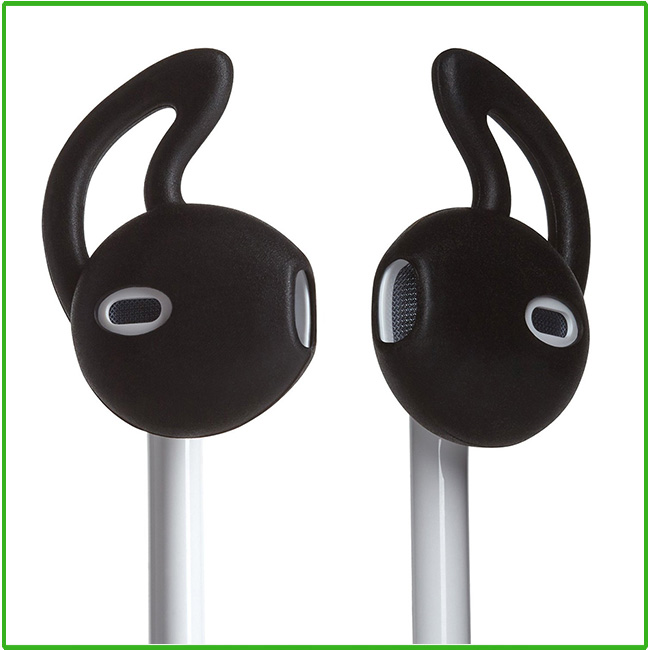 4 pairs Silicone Earpods Earbud Cover and Ear hook for iPhone Apple