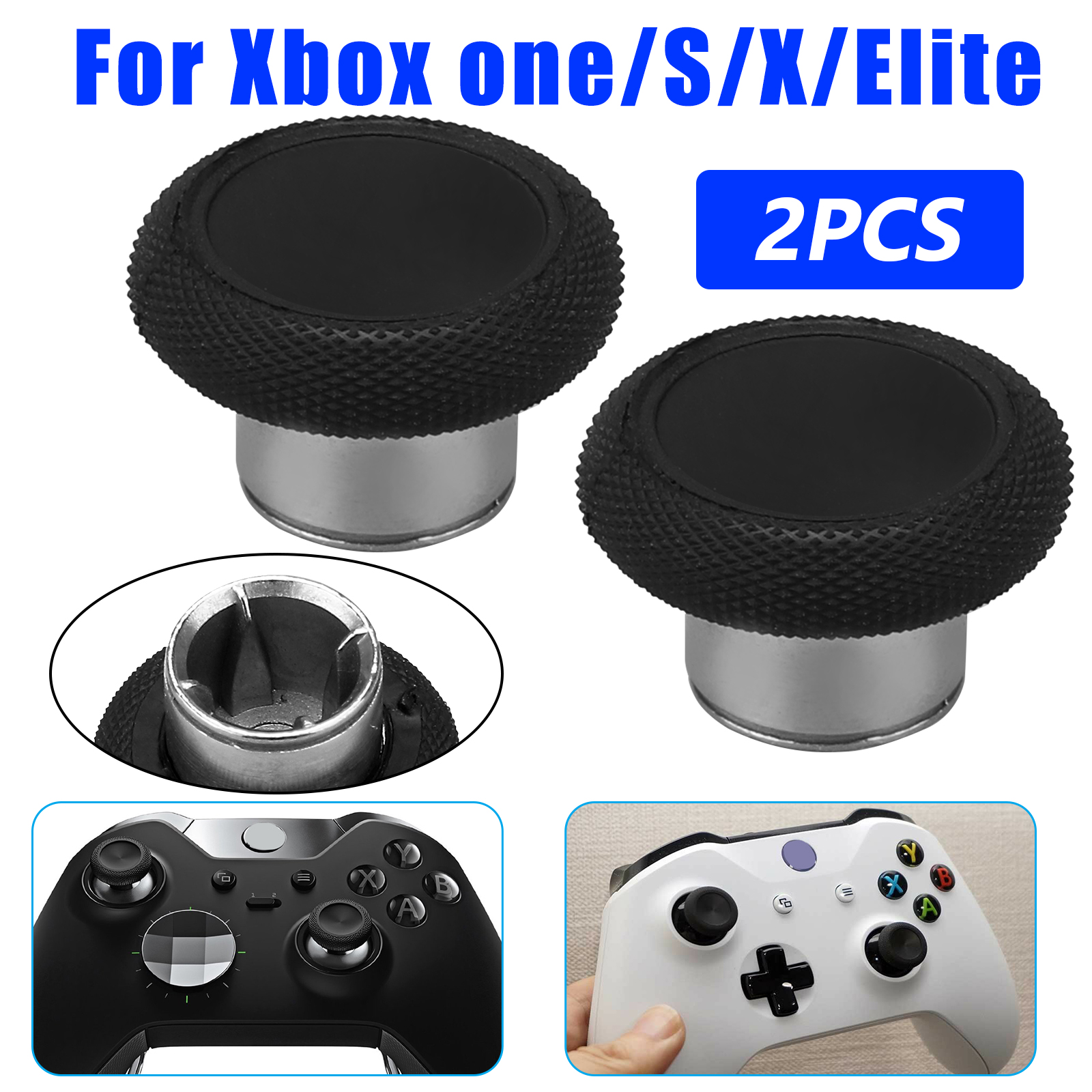 For Xbox one/S/X/Elite Controller 2Pcs Replacement Analog Thumbstick
