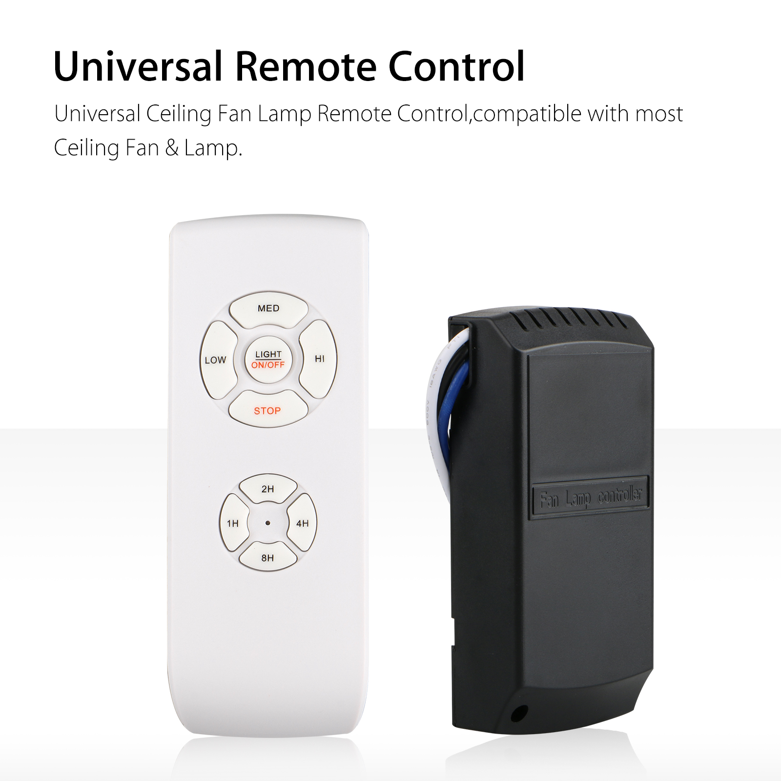 Universal Ceiling Fan Lamp Light Remote Control Receiver Kit Timing