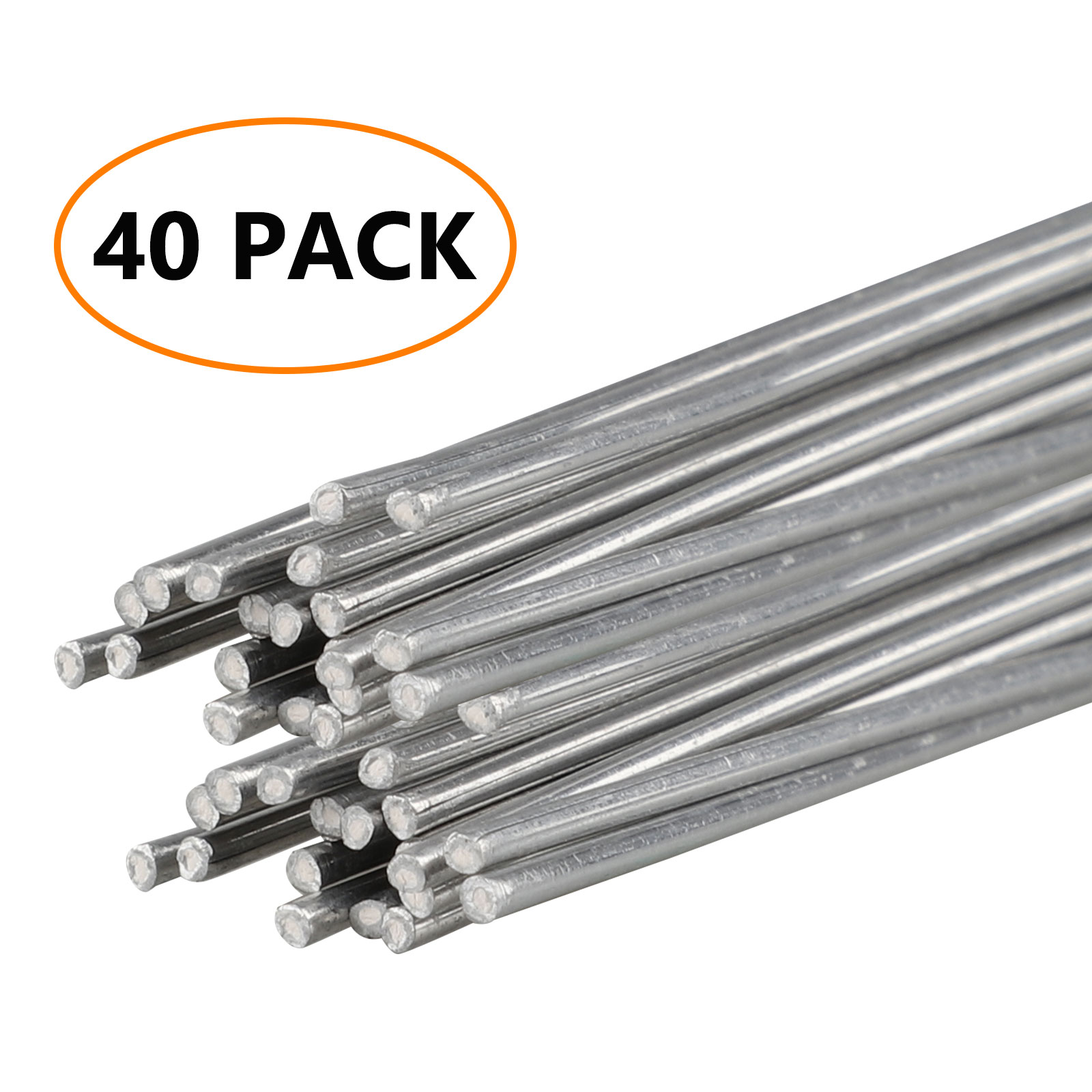 20Pcs 2mm Low Temperature Aluminum Solution Welding Flux Cored Welding Rod Wire
