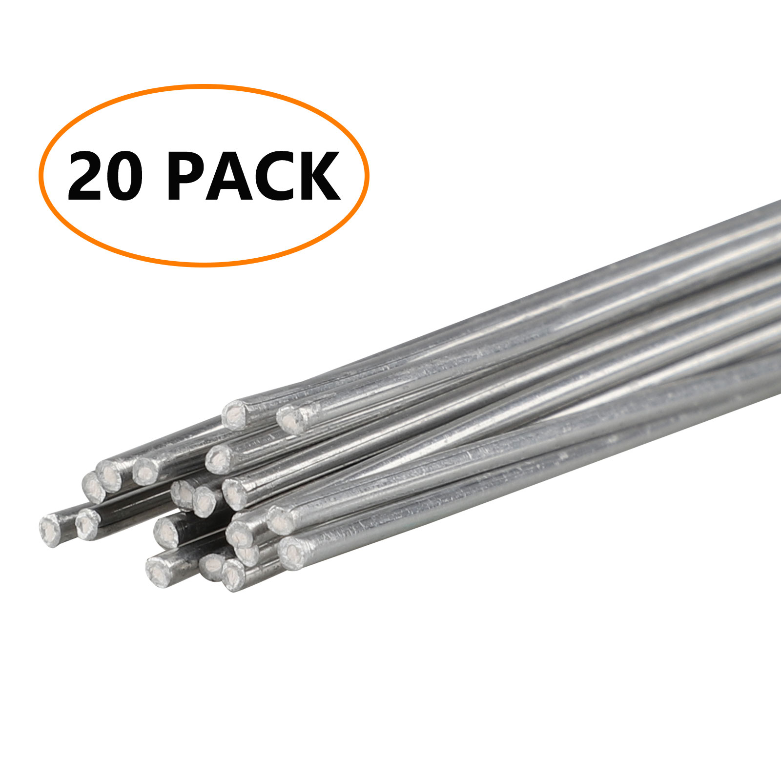 40pcs Aluminum Solution Welding Flux-Cored Rods Wire Brazing Rod 1.6mm*500mm 