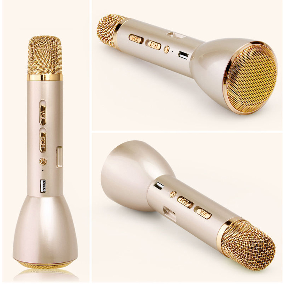 Magic Wireless Karaoke Player Microphone Bluetooth Speaker KTVK088 Mic